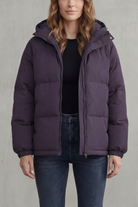 Damen Steppjacke mit Kapuze Pufferjacke Gesteppt - Image 7