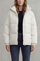 Damen Steppjacke mit Kapuze Pufferjacke Gesteppt - Image 8