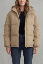 Damen Steppjacke mit Kapuze Pufferjacke Gesteppt - Image 10