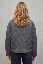 Damen Steppjacke Pufferjacke Gesteppt Hoher Kragen - Image 4
