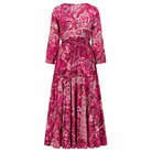 Damen Viskose Boho Maxikleid Lang - Image 8