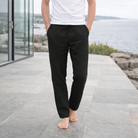 Herren Leinenhose Leicht Atmungsaktiv Casual - Image 3