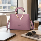 Damen Leder Umhängetasche Elegant Minimalistisch - Image 6