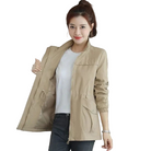 Damen Leichte Kurzjacke Übergangsjacke