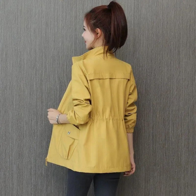 Damen Leichte Kurzjacke Übergangsjacke - Image 4