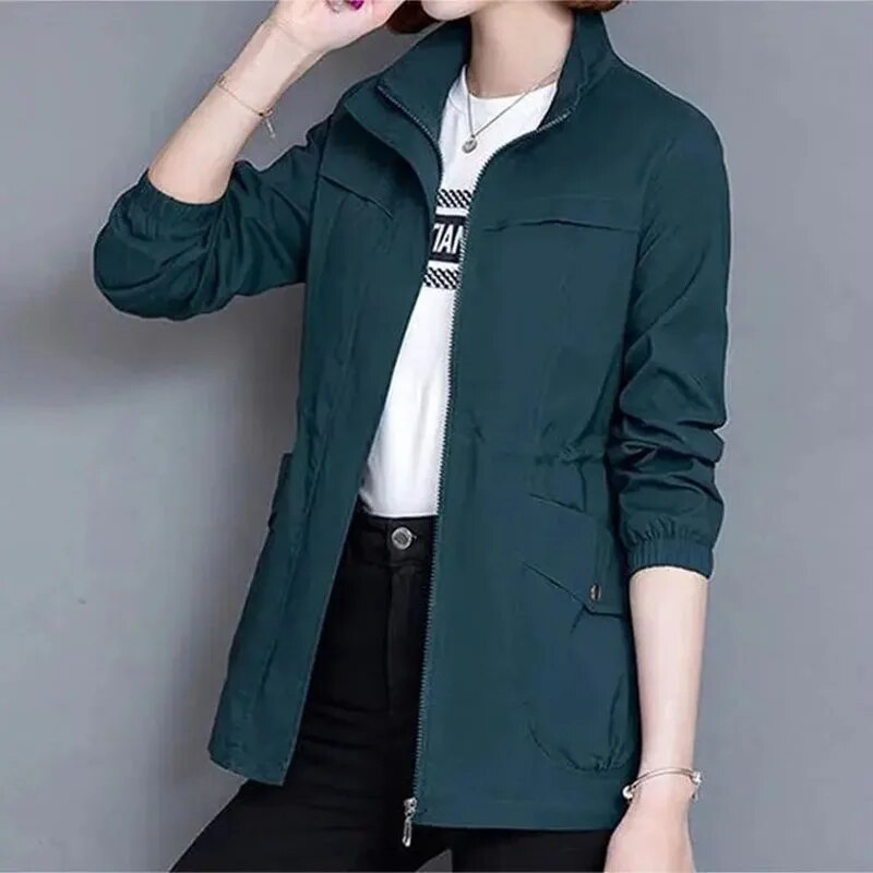 Damen Leichte Kurzjacke Übergangsjacke - Image 6
