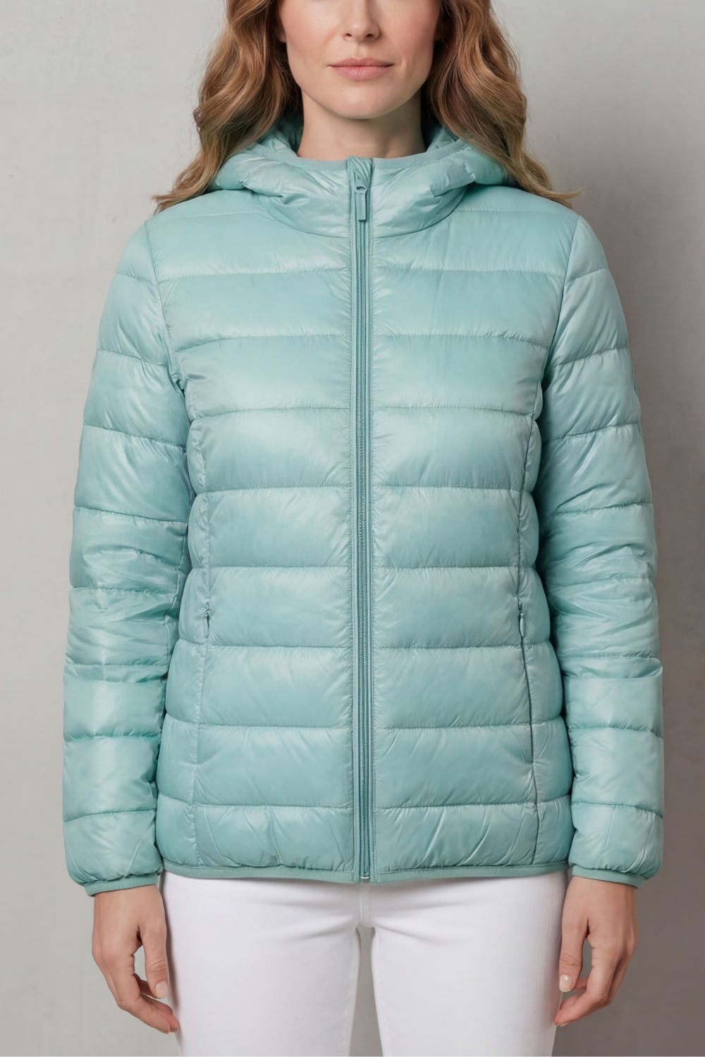 Damen Regenmantel Wasserdicht Leicht Elegante Regenjacke - Image 9
