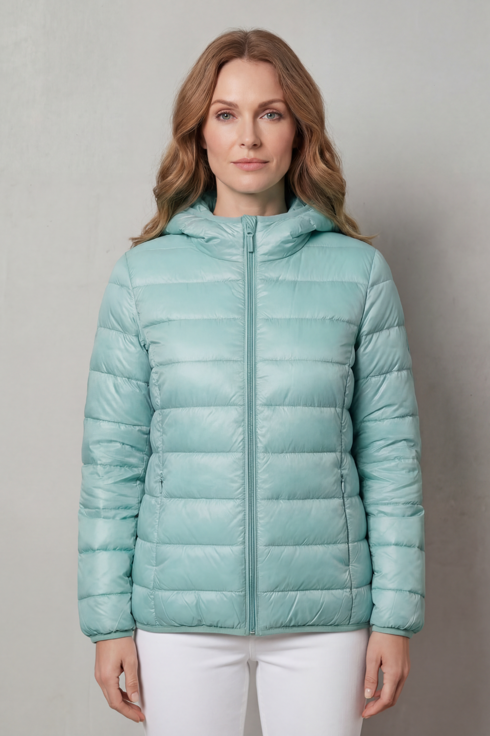 Damen Regenmantel Wasserdicht Leicht Elegante Regenjacke - Image 10