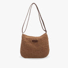 Damen Stroh Schultertasche Vegane Lederriemen Umhängetasche - Image 11
