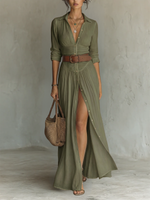 Lyvore - Elegante vestido maxi para mujer
