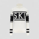 Damen Rollkragenpullover Modern Grafik Strickpullover - Image 2