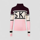 Damen Rollkragenpullover Modern Grafik Strickpullover - Image 3
