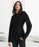 Damen Strickjacke mit Knöpfen Cardigan - Image 3