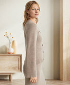 Damen Strickjacke mit Knöpfen Cardigan - Image 6
