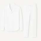 Herren Leinen Set Zweiteiler Hemd Hose Beige - Image 3