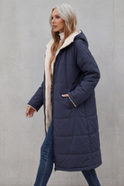 Damen Fleece Mantel - Image 3