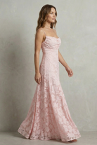 Damen Ärmelloses Maxikleid Geblümt Hochzeitsgast - Image 3