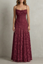 Damen Ärmelloses Maxikleid Geblümt Hochzeitsgast - Image 6