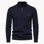 Maglione da uomo a coste con zip corta e collo alto

Aspetta, ricontrollo e ricompongo correttamente.

Maglione da uomo a coste con zip corta e collo alto