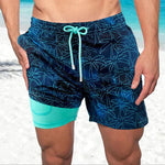 Herren Slim Fit Badehose Innenfutter