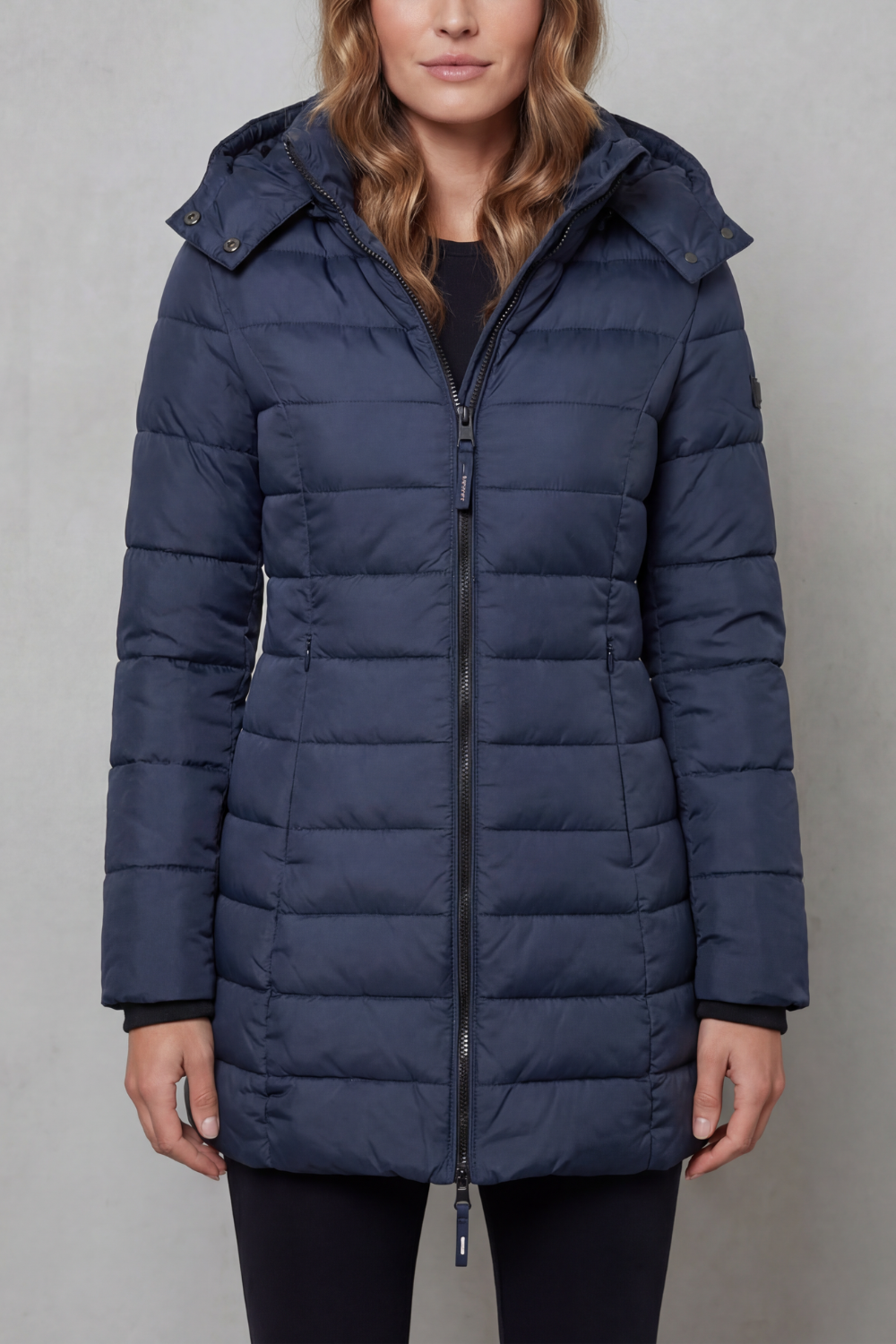 Damen Steppjacke warm figurbetont mit Kapuze - Image 11