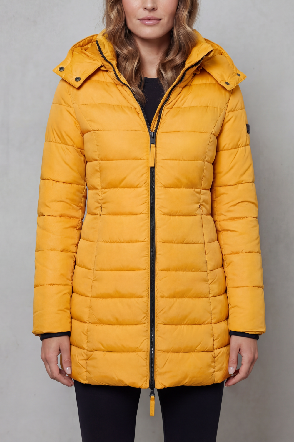 Damen Steppjacke warm figurbetont mit Kapuze - Image 13