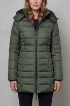 Damen Steppjacke warm figurbetont mit Kapuze - Image 7