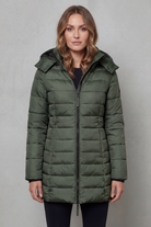Damen Steppjacke warm figurbetont mit Kapuze - Image 8