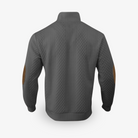Herren Kaschmir Merinowolle Zopfmuster Pullover Ellbogenpatches - Image 6