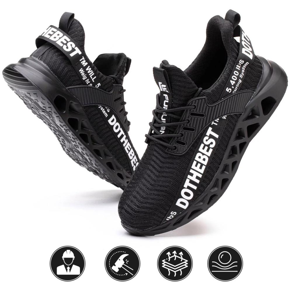 Ultraleichte Atmungsaktive Sicherheitsschuhe Stahlkappe Unisex - Image 7