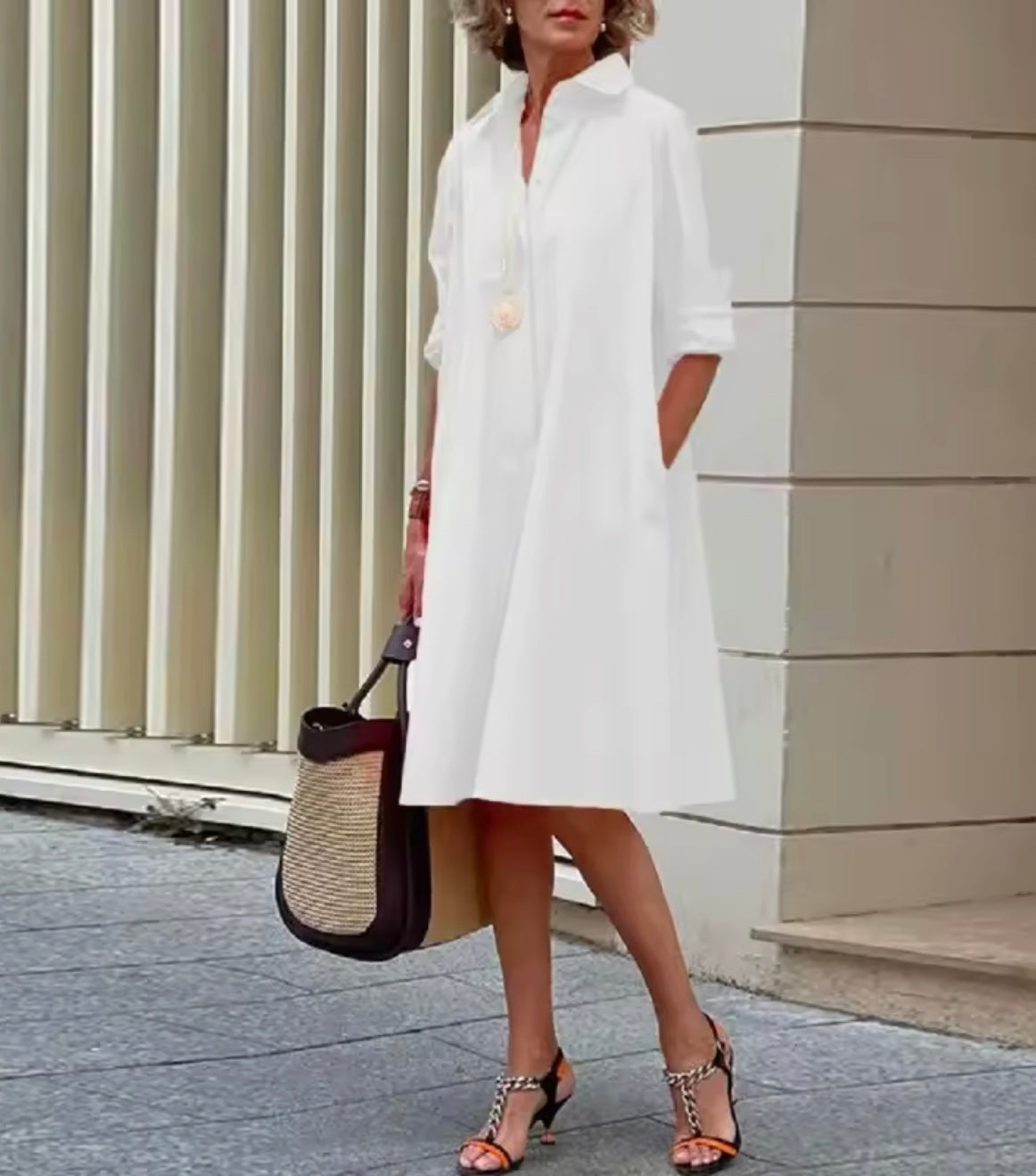 Damen Kleid Zeitlos - Image 3