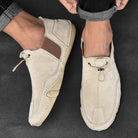 Herren Slip-On Sneakers bequeme Slipper ohne Schnürsenkel