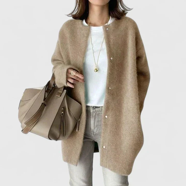 Damen Elegante Strickjacke Leicht Warm - Image 2