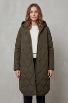 Damen Stepparka mit Kapuze Longline - Image 6