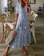 Zena - Robe d'été à motif géométrique