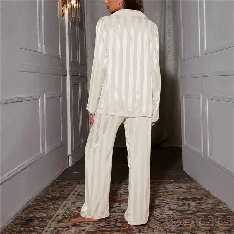 Damen Luxus Seidenpyjama Elegant 2-teilig - Image 9