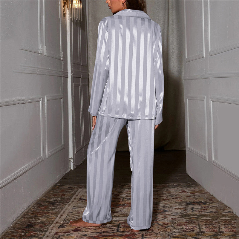 Damen Luxus Seidenpyjama Elegant 2-teilig - Image 6