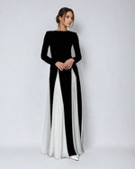 Titiana - Kontrast Maxikleid