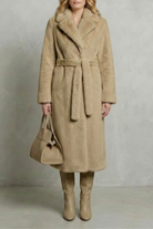 Damen Kunstpelzmantel Oversized Lang Kunstfell - Image 13