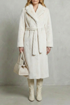 Damen Kunstpelzmantel Oversized Lang Kunstfell - Image 9