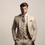Aurevion - Slim Fit Dreiteiliger Herrenanzug