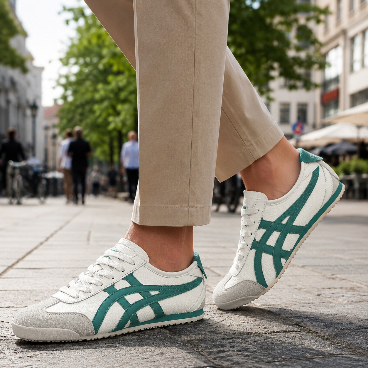 Herren Retro Sneaker Bunt Geometrisch - Image 2