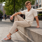 Herren Retro Sneaker Bunt Geometrisch - Image 5