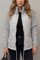 Damen Gestrickte Steppjacke Puffer - Image 6