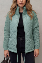 Damen Gestrickte Steppjacke Puffer - Image 7