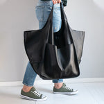 Ivana - Bolso de hombro vintage de cuero