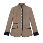 Leandra – Vintage Parka Mantel Mit Knopfleiste