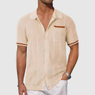 Men's Linen Blend No Iron Summer Button Down Shirt - Image 3