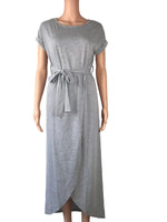 Aveloria - Vestido de verano asimétrico slim fit con abertura