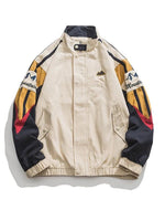 Herrenjacke aus Polyester und Baumwolle für den Herbst